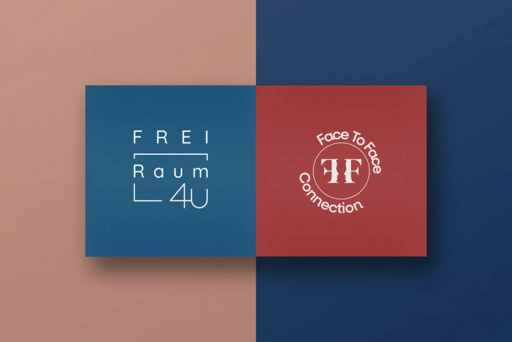 Freiraum4u & FaceToFace Logos - Corporate Design Branding